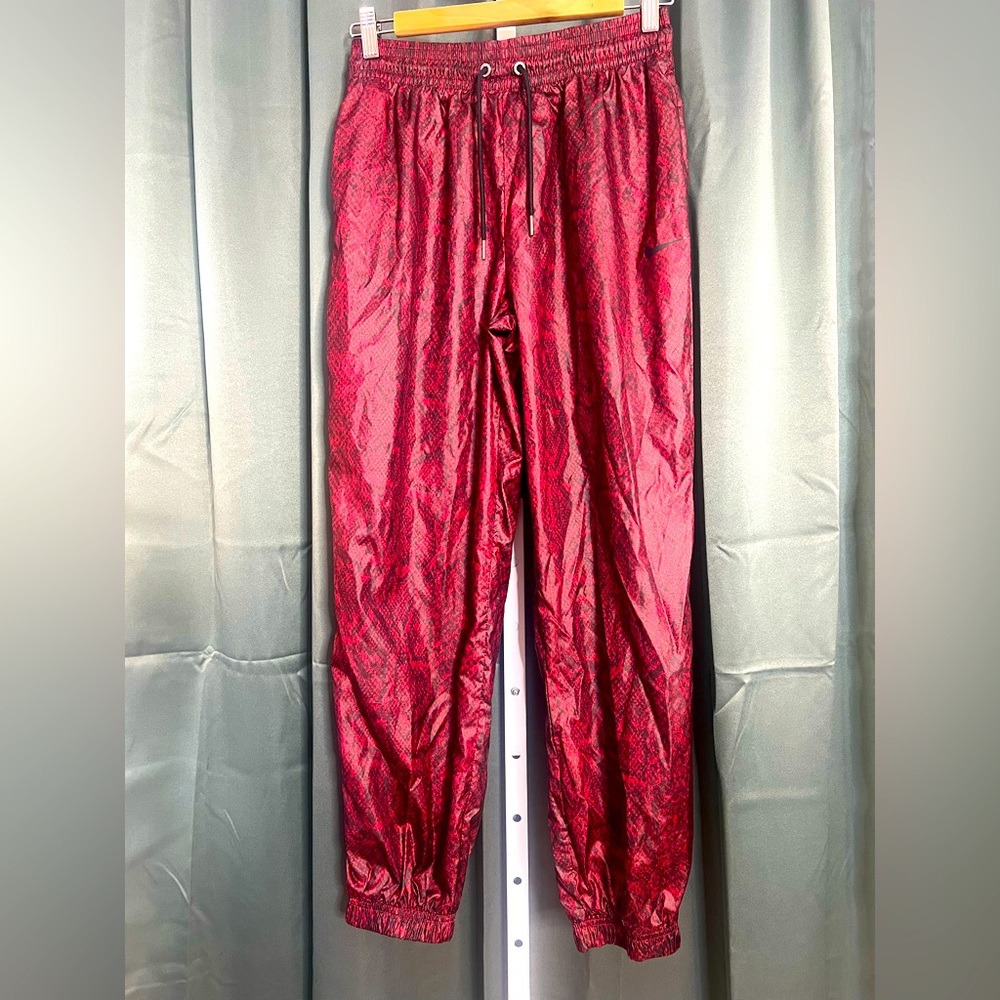 Nike Burgundy Snake Print Pants